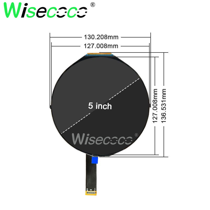 Round Display 5 Inch 1080x1080 - Home Automation Raspberry Pi ulasan dan harga