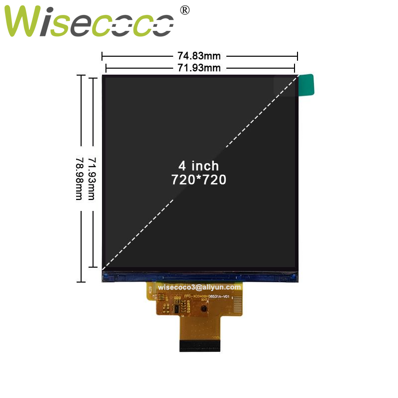 Wisecoco 4 Inch 720x720 LCD Di - Home Automation Raspberry Pi ulasan dan harga